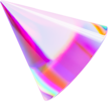 3D Holographic Glass Cone 